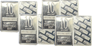 Lingotin 10 gr. Argent 999 ‰ NWT Mint USA illustration