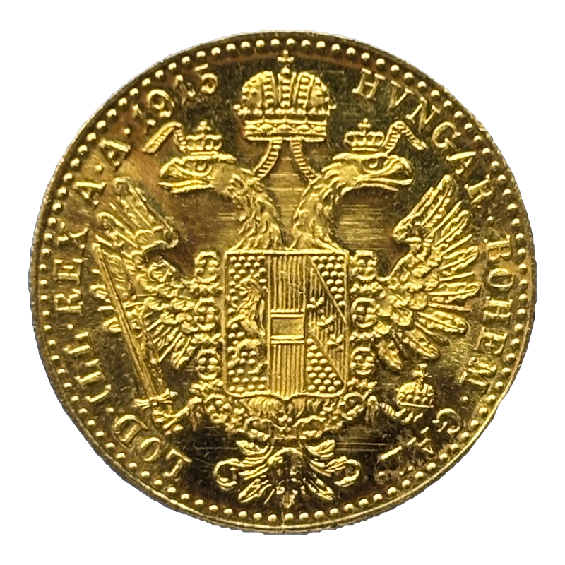 1 Ducat Or 986‰ Autriche Franz Joseph I 1915 Refrappe - revers