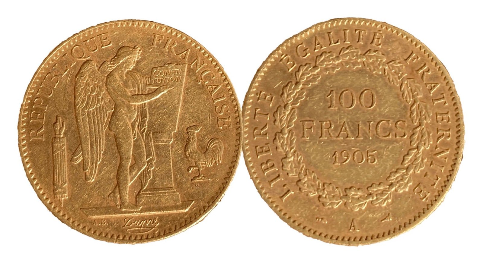 100 francs or Génie selon disponibilité