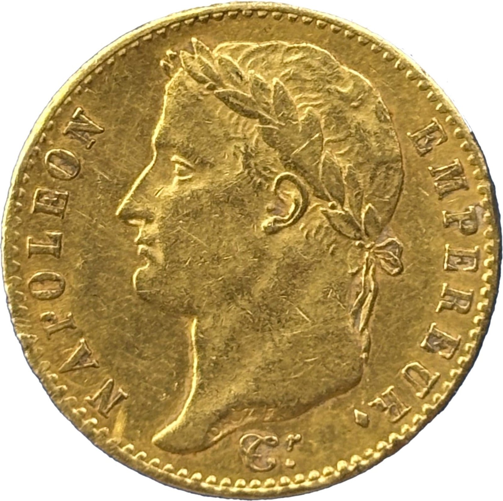 20 francs or Napoléon Ier 1815 A Cent-Jours, droit : tête laurée par Droz