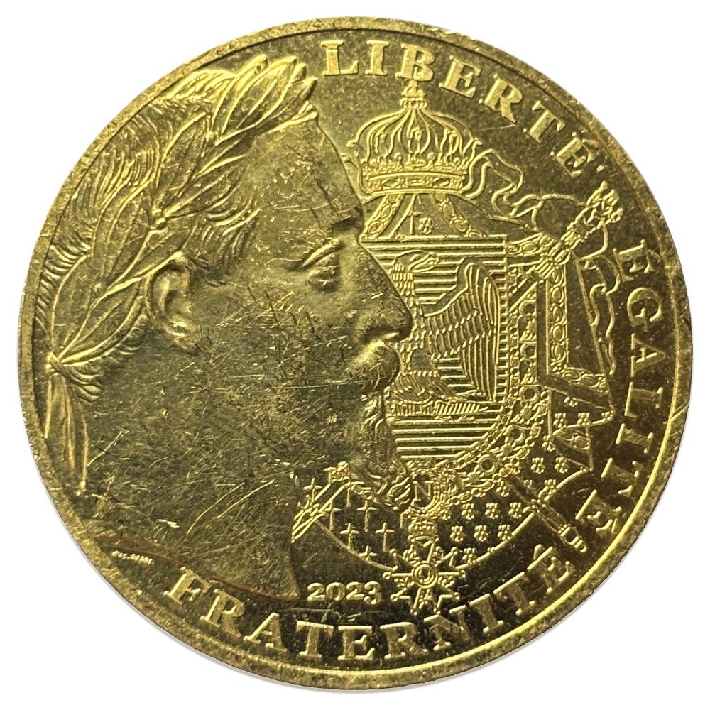 1000 euros or Napoléon III 2023 Monnaie de Paris — portrait
