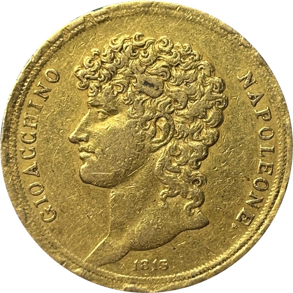 40 lire or Joachim Murat 1813, avers GIOACCHINO NAPOLEONE