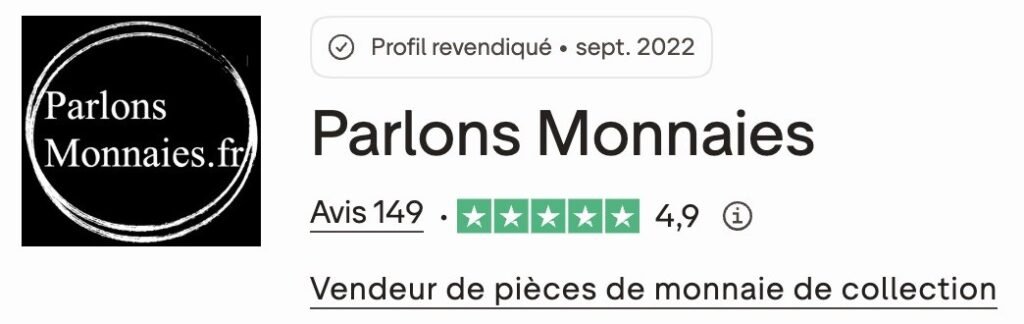 Avis Trustpilot Parlons Monnaies : 149 avis, note 4,9 sur 5